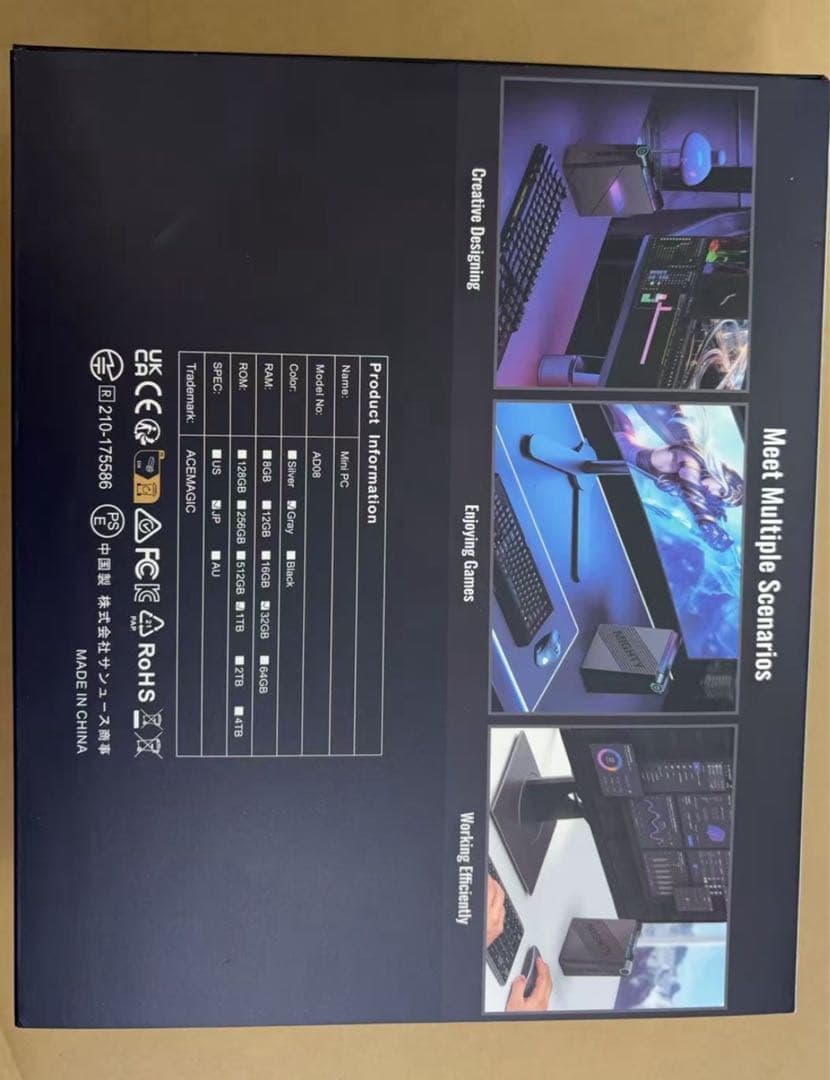 ACEMAGIC ミニPC AD08 ゲーミング