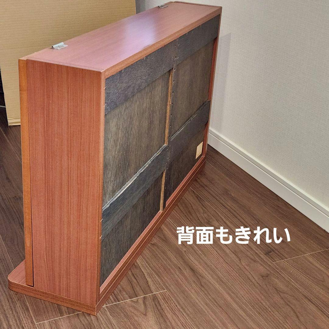 ガラス コレクション ケース レトロ 希少 レトロポップ 背面鏡 ガラス扉