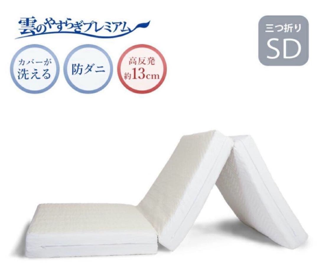 ②【使用回数3日】雲の安らぎ　セミダブル