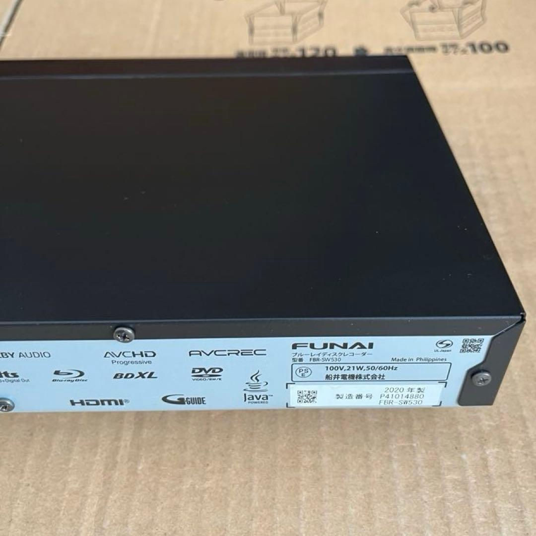 FUNAI フナイ FBR-SW530 ブルーレイレコーダー HDD500GB