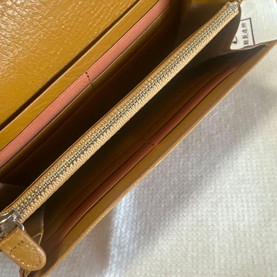 土屋鞄製造所【未使用品】キャメル レザー 長財布　廃盤品