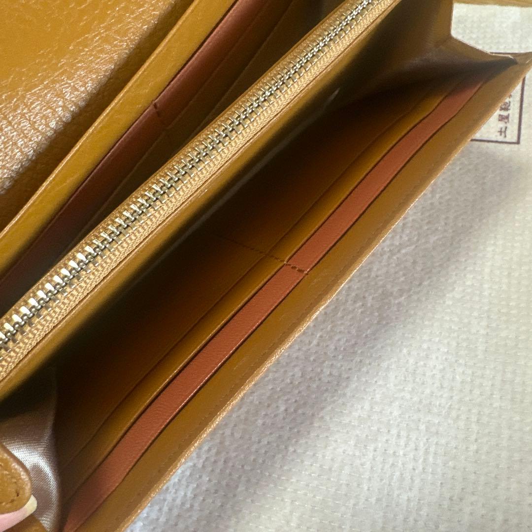 土屋鞄製造所【未使用品】キャメル レザー 長財布　廃盤品