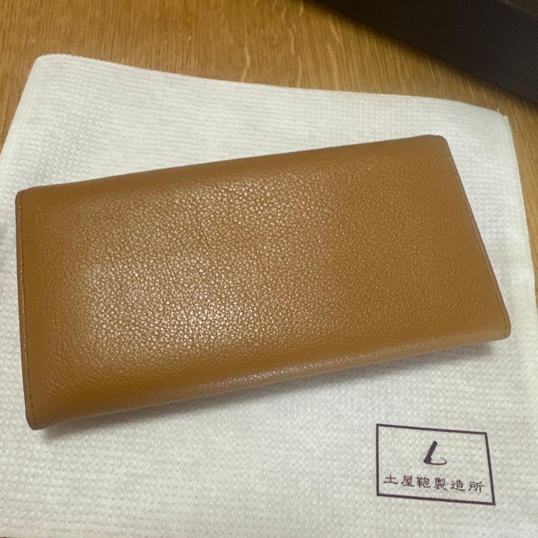 土屋鞄製造所【未使用品】キャメル レザー 長財布　廃盤品