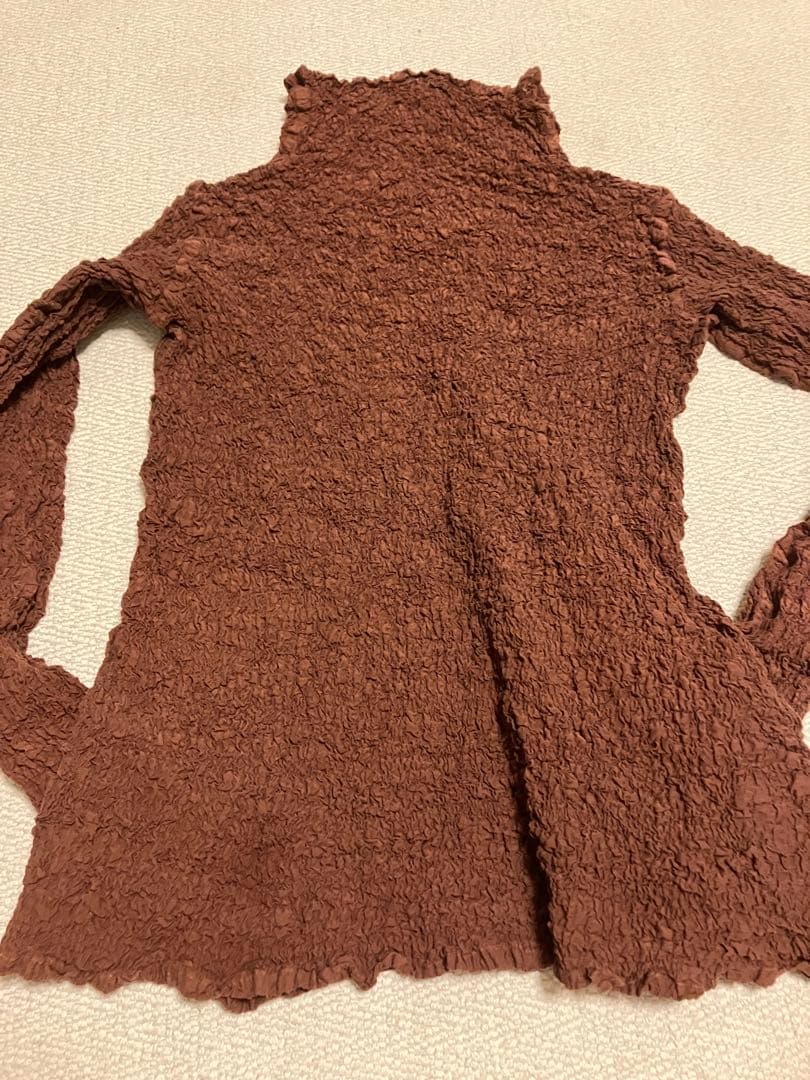 ミーバイイッセイミヤケ ハイネック カットソー 長袖