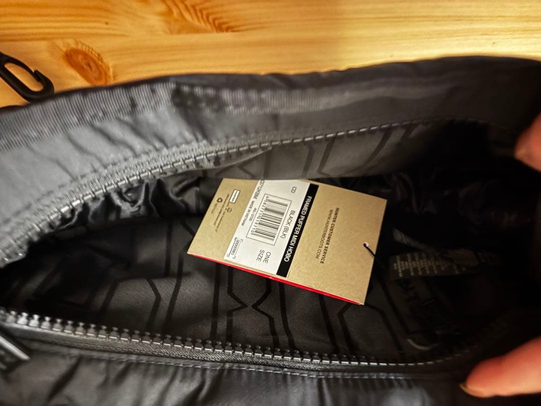 HUNTER ブラックホーボーバッグ