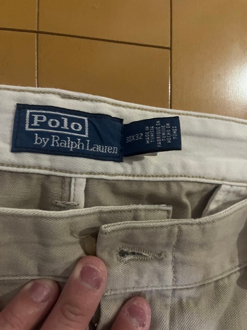 ラルフローレン　ビッグチノ　ペインティングパンツ