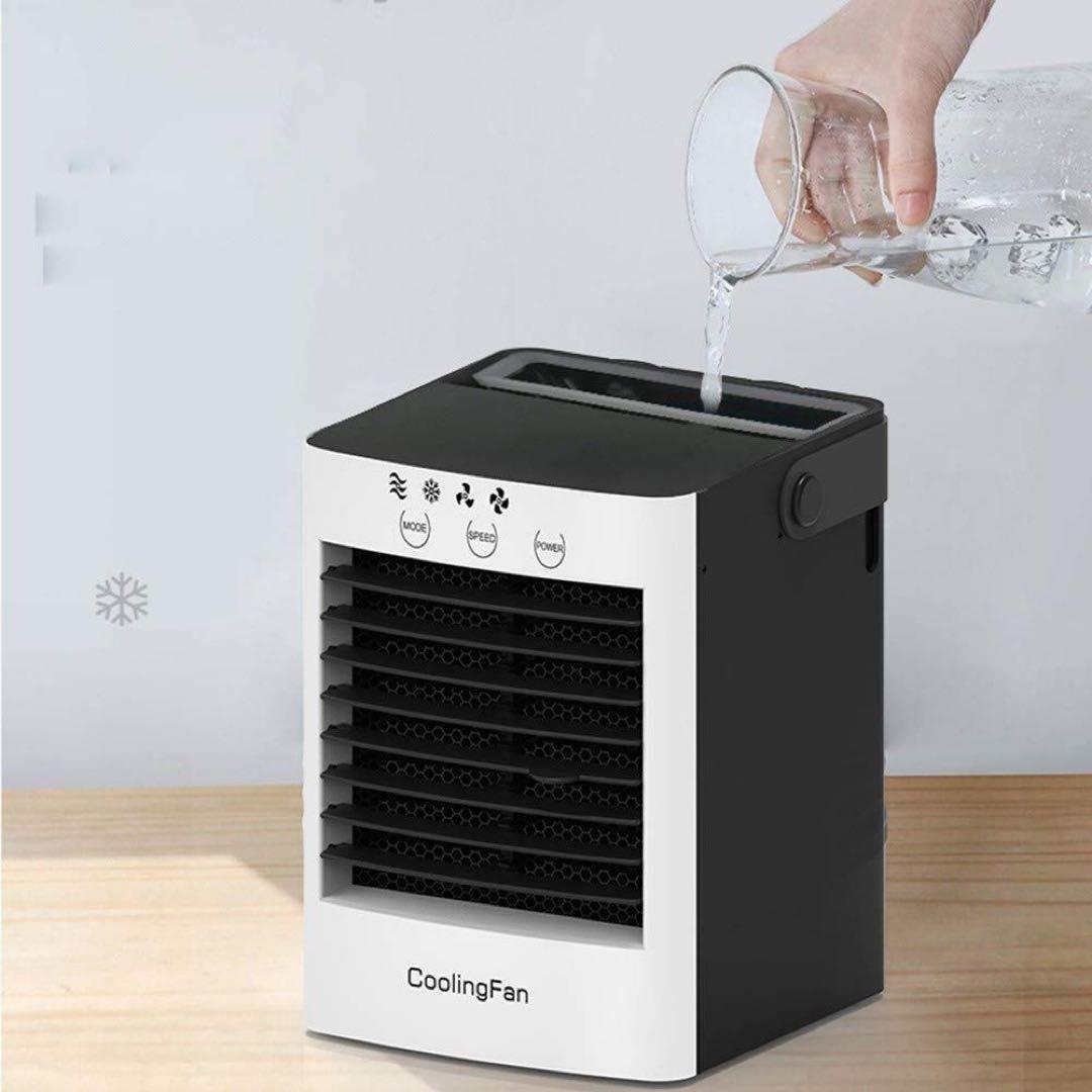 エアコン デスクトップ クーラー 冷風機 冷却ファン 卓上冷風機 熱中症対策