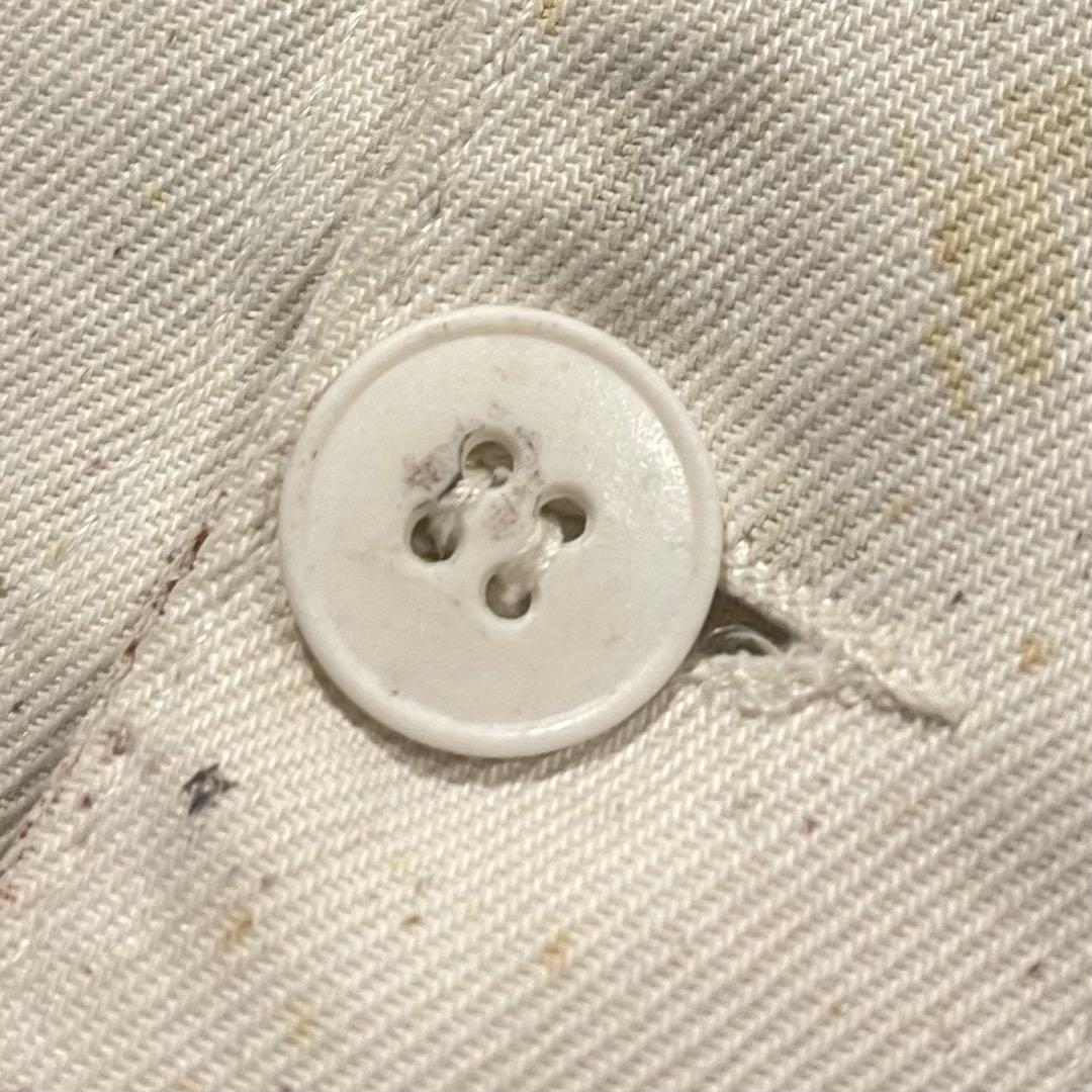 フレンチ カバーオール ワークジャケット ペンキ飛び ヴィンテージ 古着 ユーロ