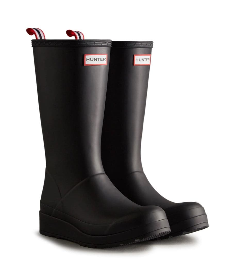 【美品】HUNTER 長靴　ロング　ブラック　23cm