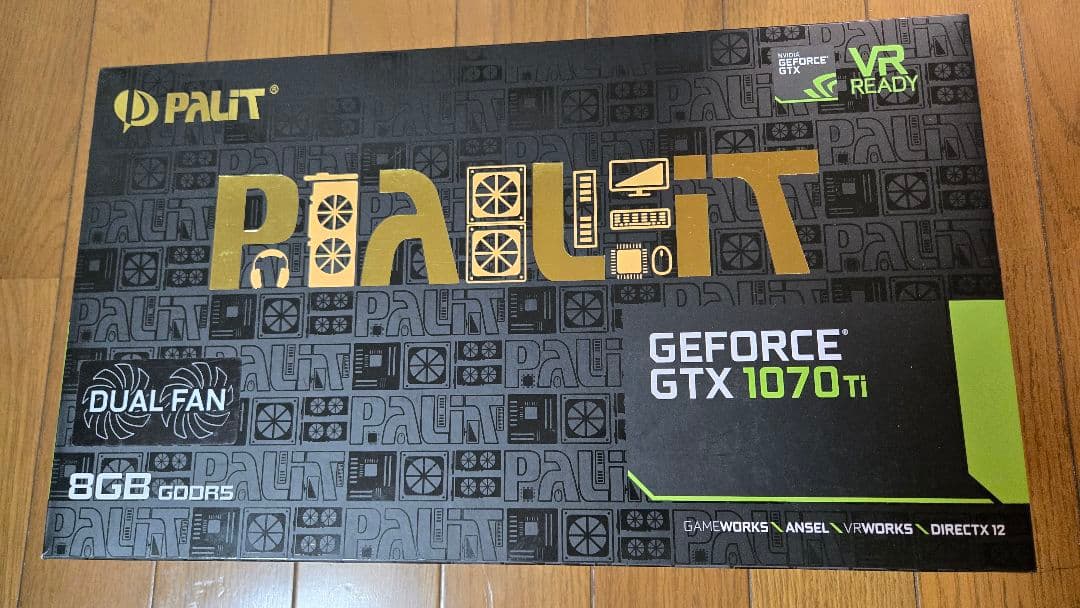 グラフィックボード・グラボ・ビデオカード PALIT GTX 1070 Ti 8GB GDDR5