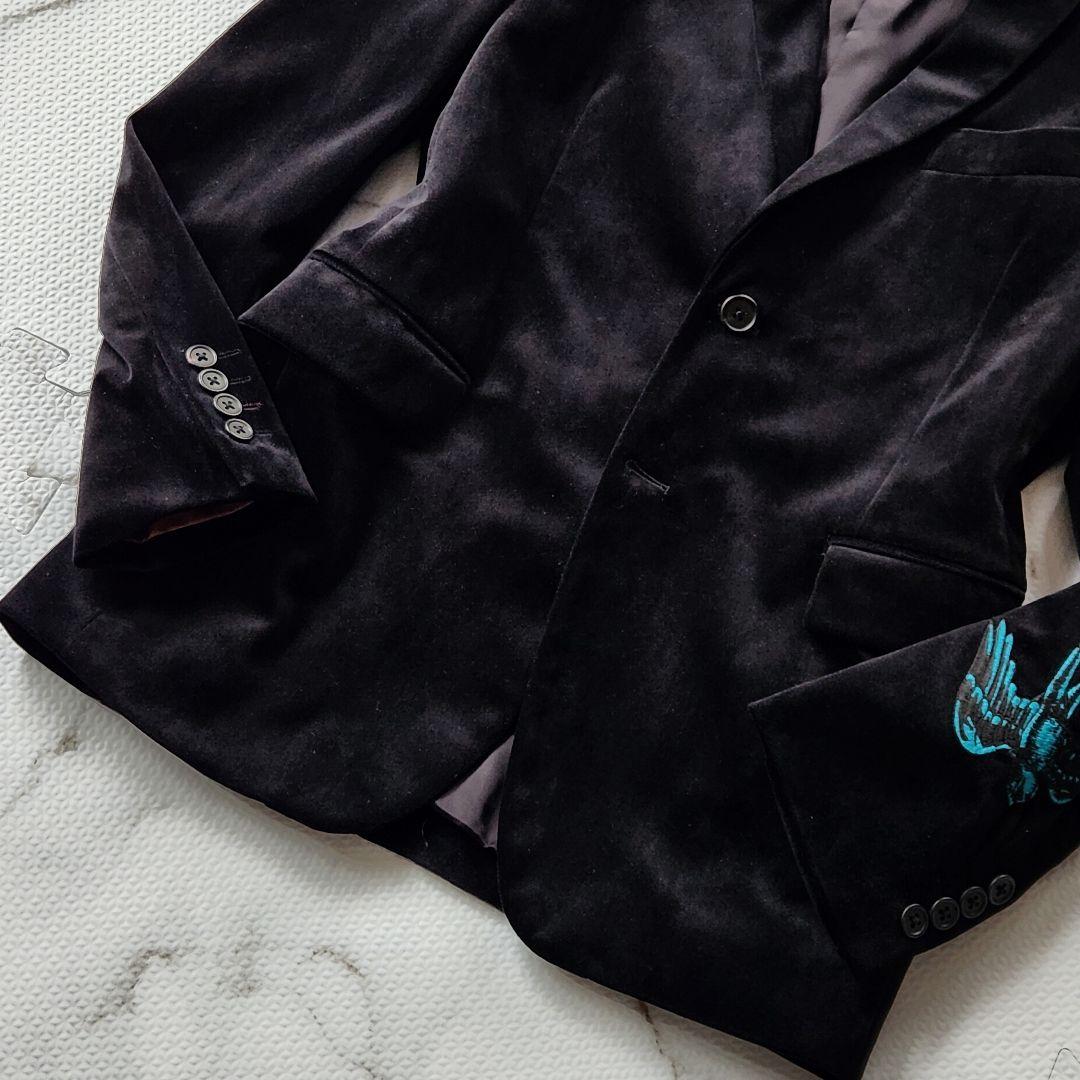 超希少コラボ✨️MARK MAHONEYポールスミス ジャケット ベロア 鳥