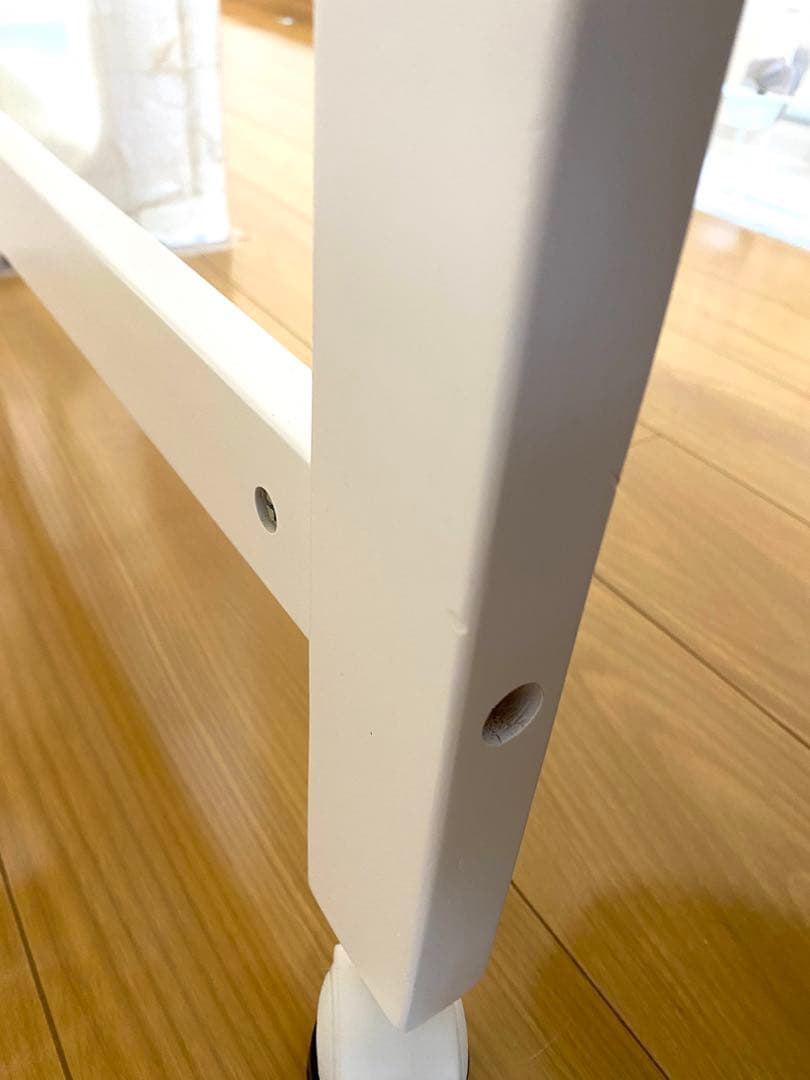 【aki】ベビーベッド 大和屋 ノモック Wドア　ハイ ミニ ホワイト