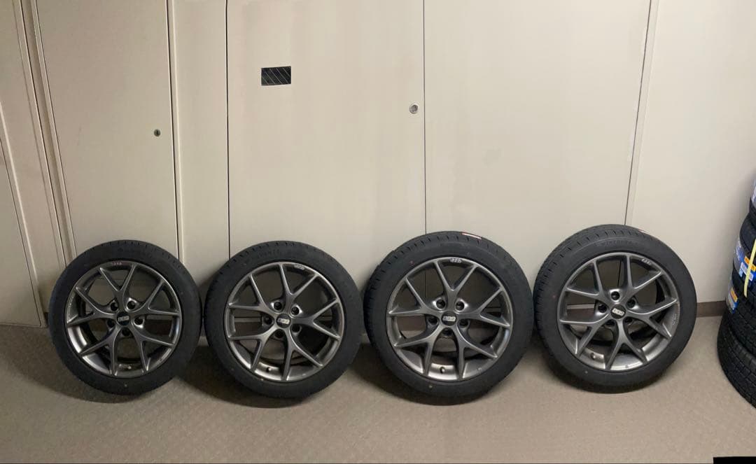 BBS 17インチ ホイールセット スタッドレスタイヤ付き（中古）
