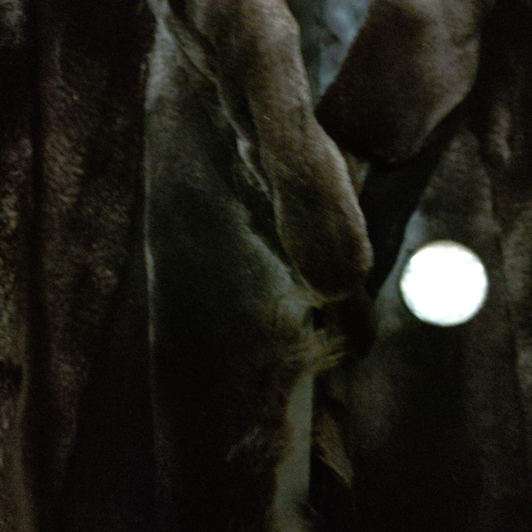 サガミンクロイヤル　ダークブラウン ファーコート 毛皮