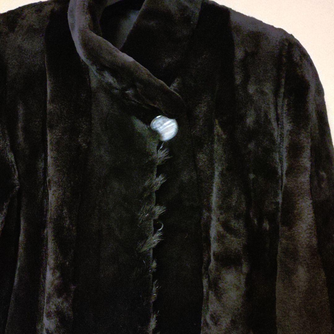 サガミンクロイヤル　ダークブラウン ファーコート 毛皮