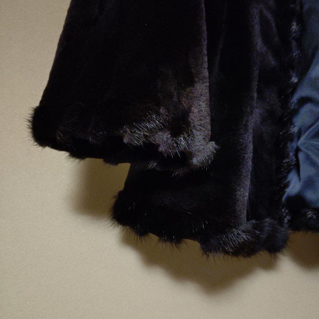 サガミンクロイヤル　ダークブラウン ファーコート 毛皮