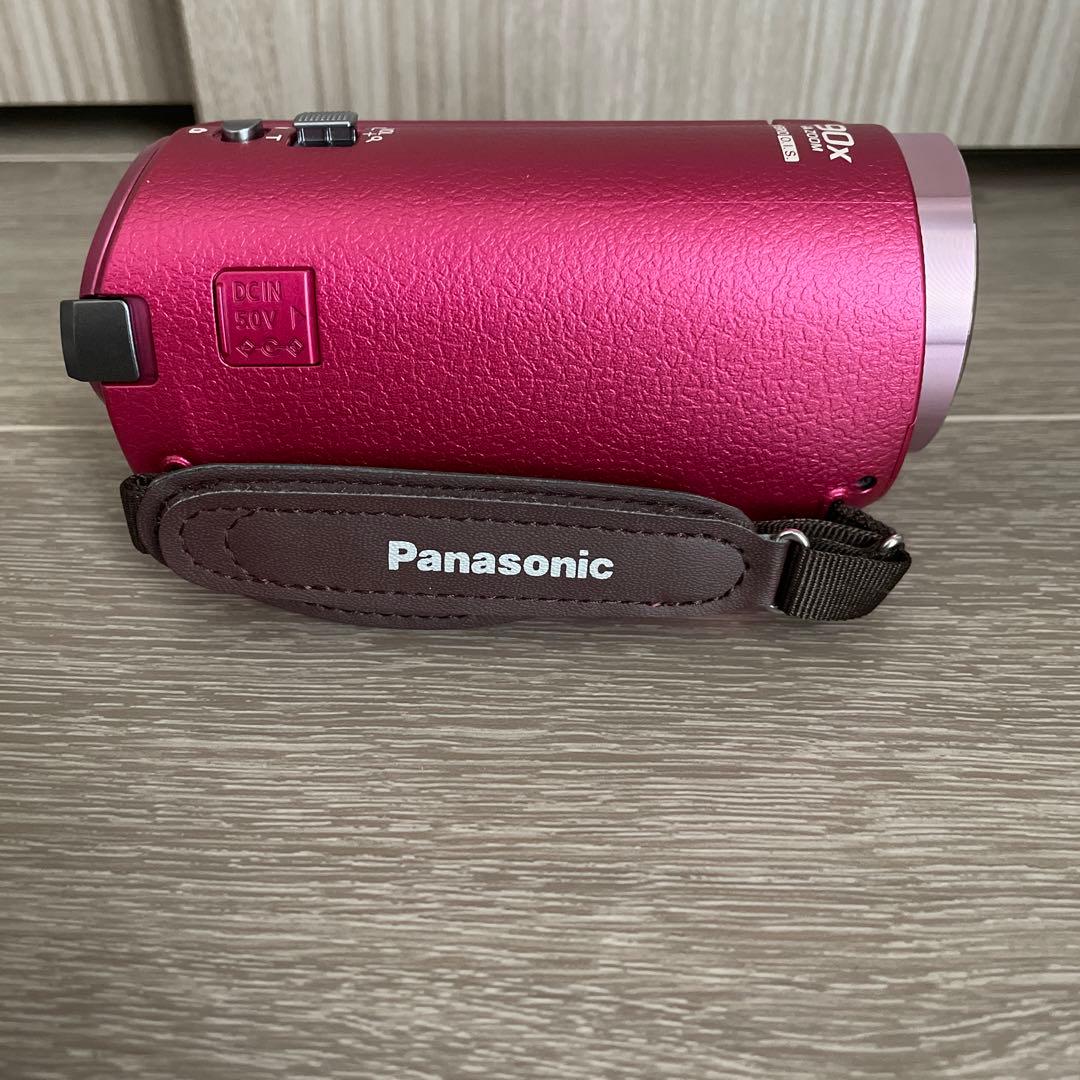美品　Panasonic HC-W585M ビデオカメラ 本体　ピンク