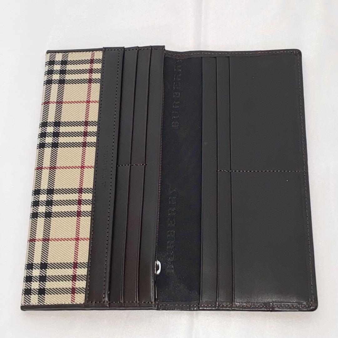 【美品】BURBERRY バーバリー 長財布 ノバチェック