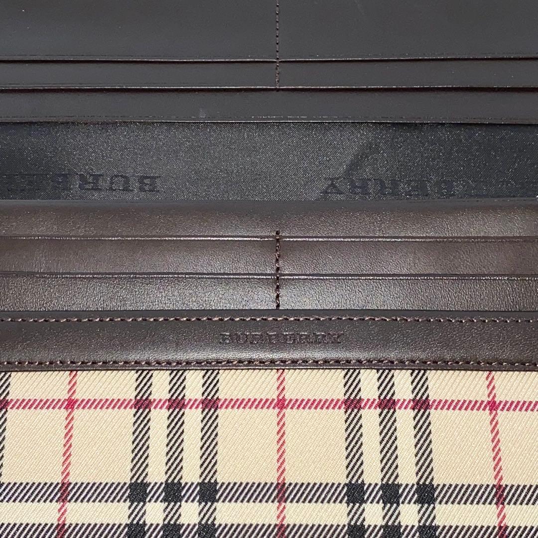 【美品】BURBERRY バーバリー 長財布 ノバチェック