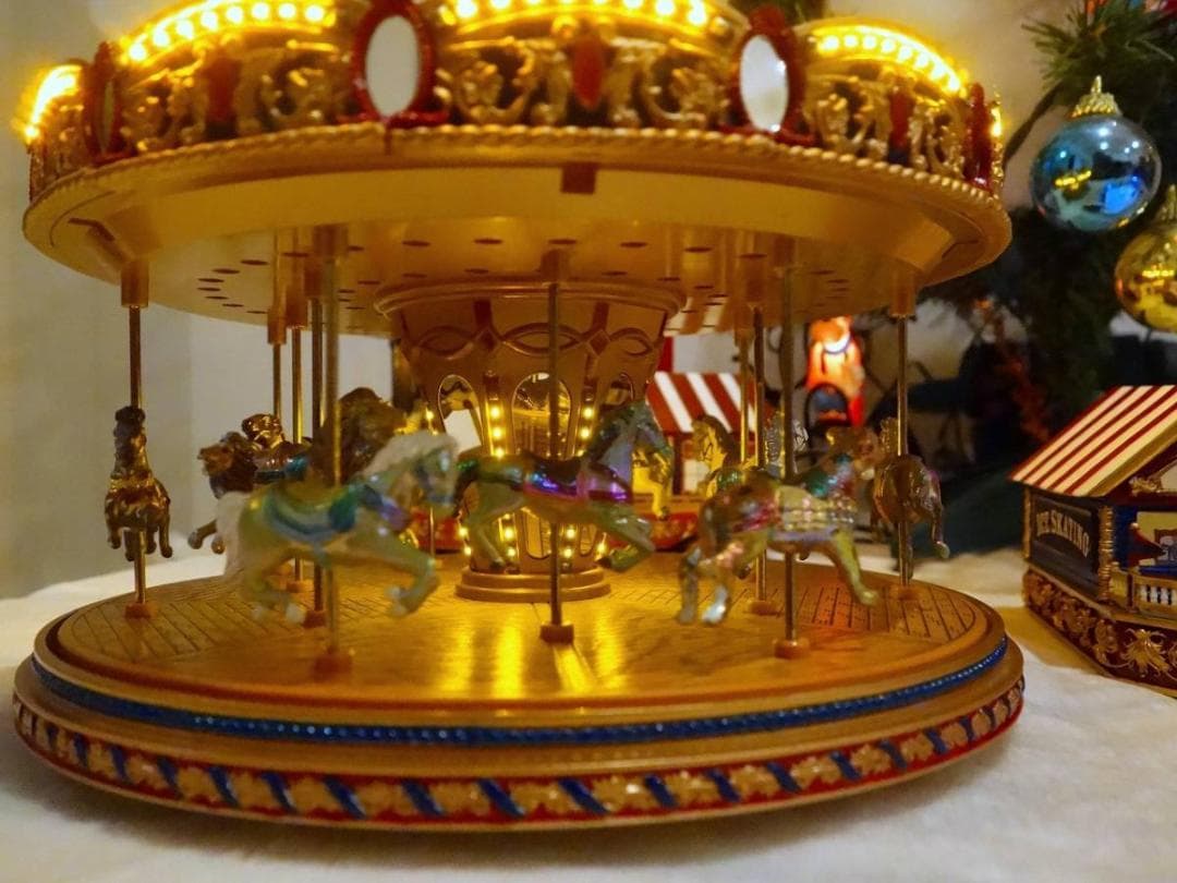 ミスタークリスマス ゴールドラベル メリーゴーランドオルゴール