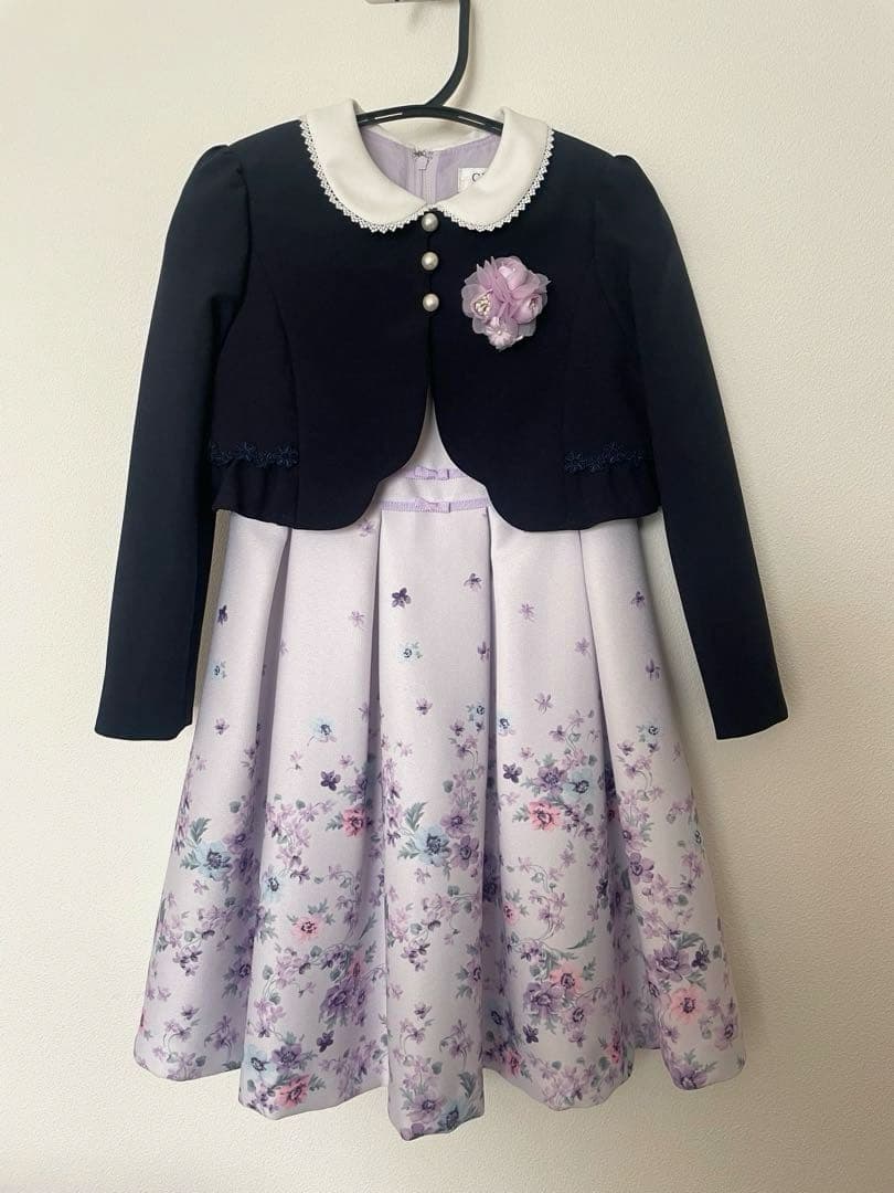 CHOPIN 120 ワンピースとジャケット　コサージュ付