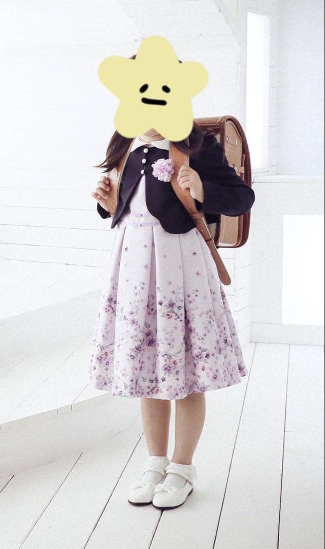 CHOPIN 120 ワンピースとジャケット　コサージュ付