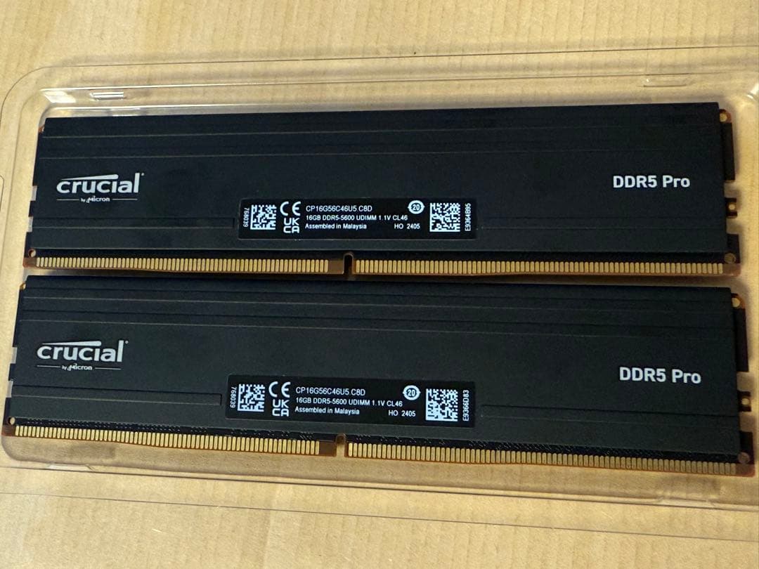 Crucial pro 16G×2 DDR-5 5600