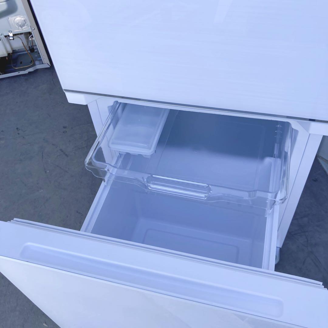 取付無料！高性能低温ケース搭載鏡面グラスおしゃれホワイトインテリア冷蔵庫！洗濯機