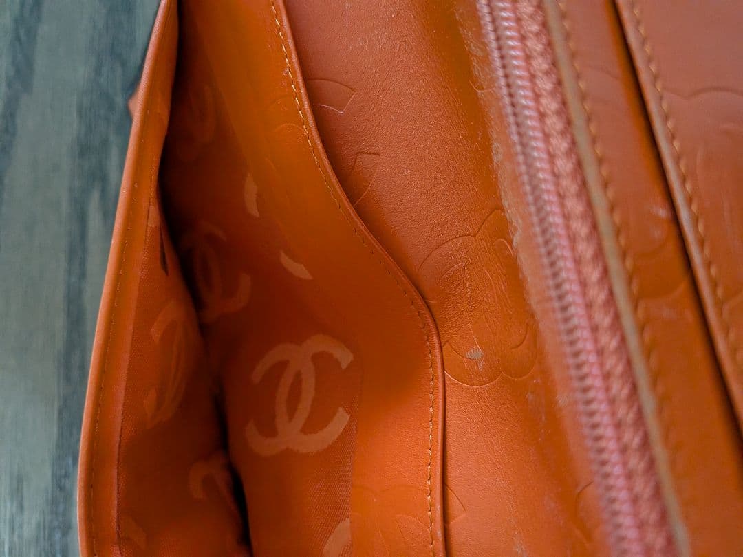 CHANEL カンボンライン 長財布　ブラウン ココマーク