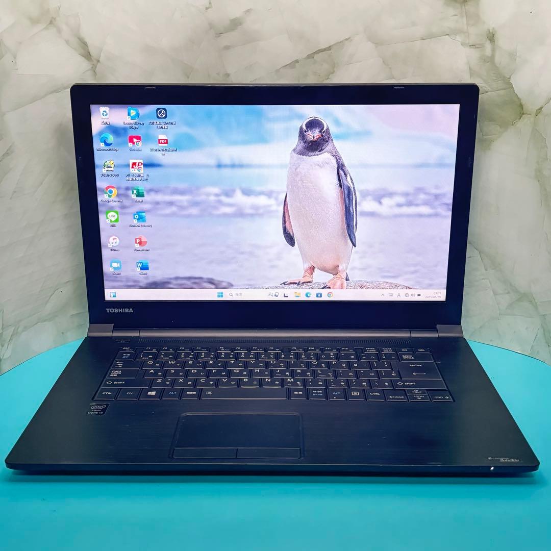 お買い得★全機能◎オフィス付！東芝i3SSDノートPC メモリ8GB 動作良好◎