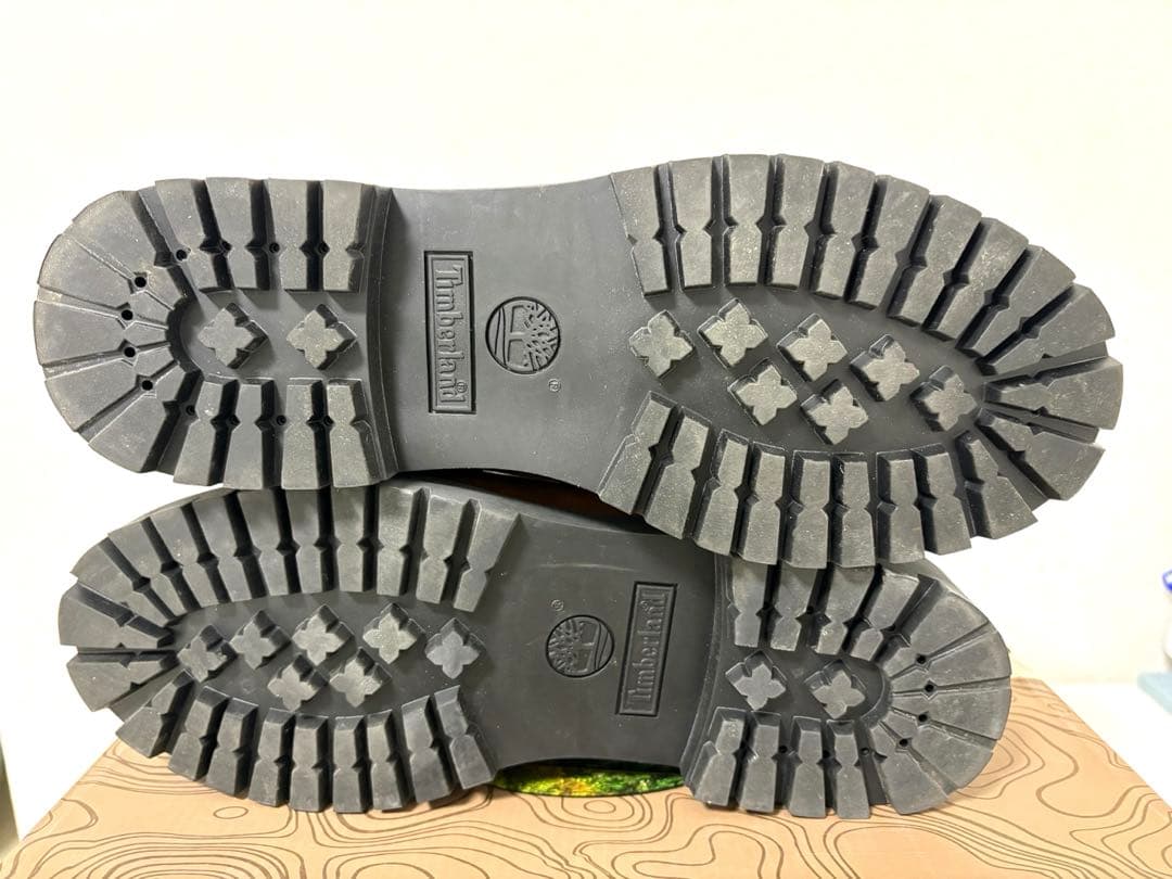 Timberland ハイカットブーツ ブラウン・グリーン【値下不可】