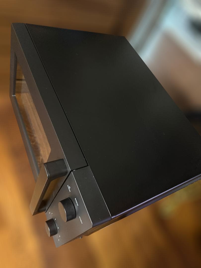 ツインバード 電子レンジ DR-E268 ブラック フラット庫内 美品 保証付