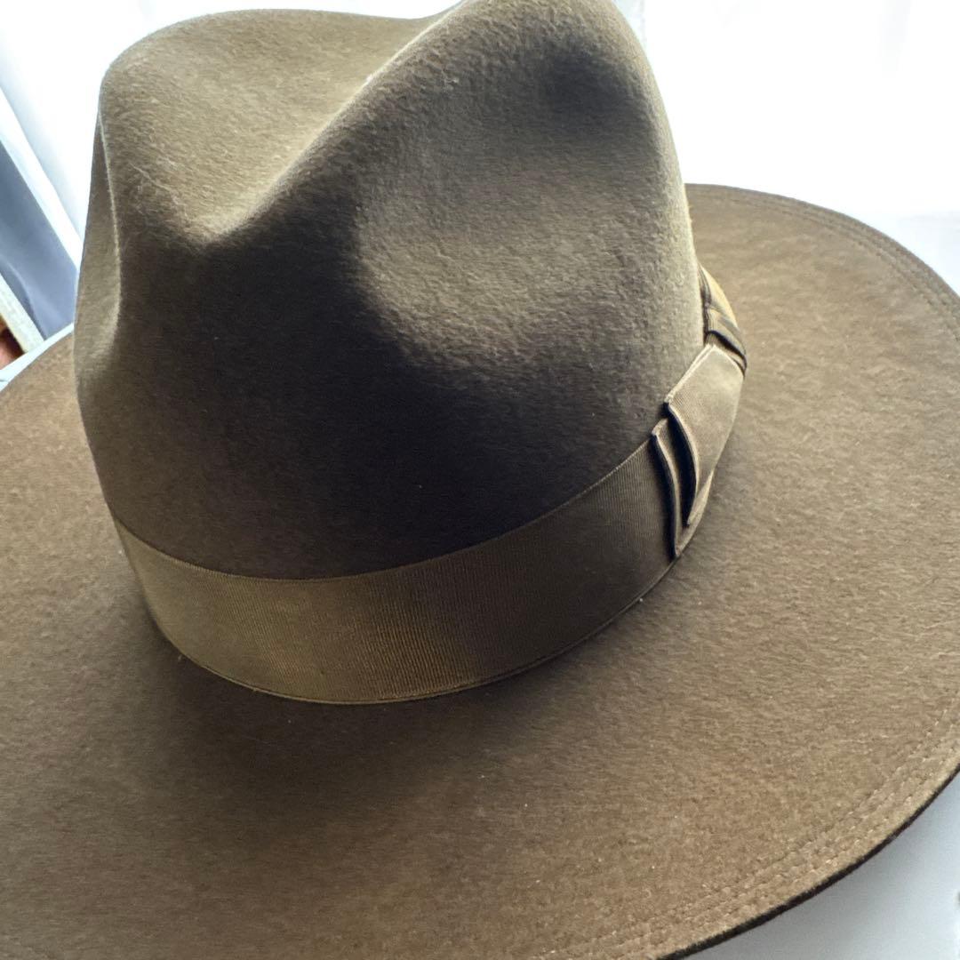 H.W. Dog & Co. ブラウンフェルトハット FRONT-H