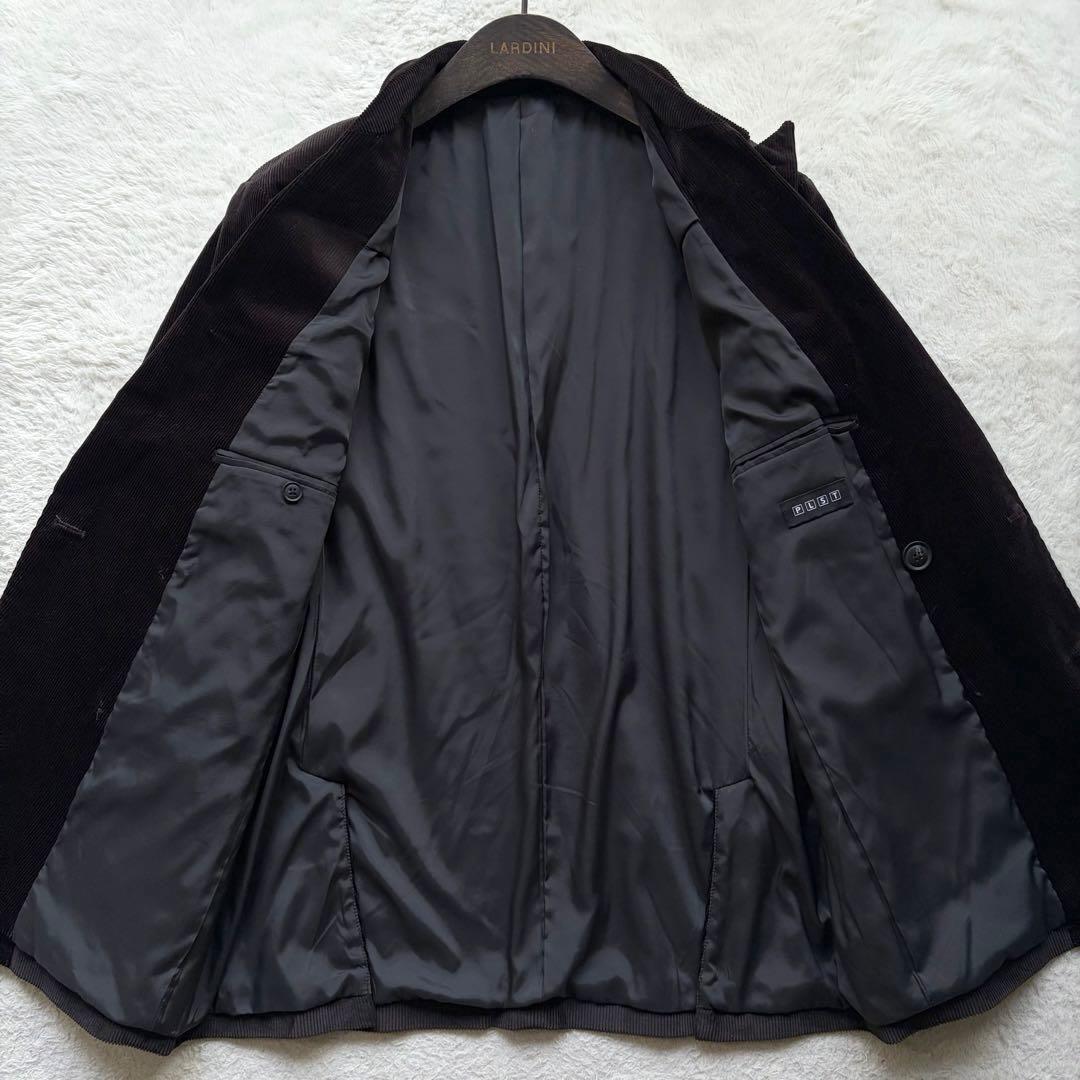 極美品✨プラステ スーツ セットアップ ダブルボタン　コーデュロイ ブラウン S