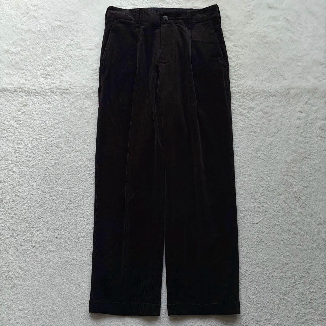 極美品✨プラステ スーツ セットアップ ダブルボタン　コーデュロイ ブラウン S