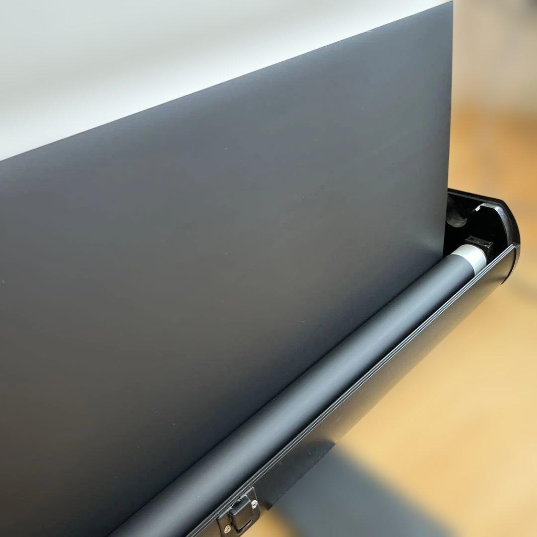 【傷汚れあり】自立型 立上げ式スクリーン MS-FN オーエス製 (80インチ)