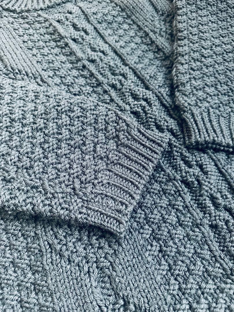 【美品】Maison Margiela デストロイドニット　セーター ネイビー