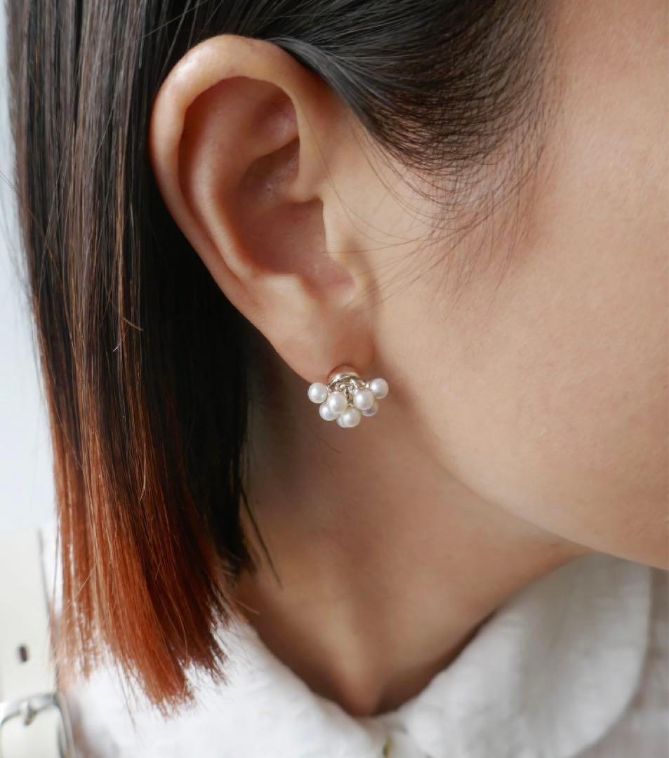 e.m. イーエム★ パールブーケピアス