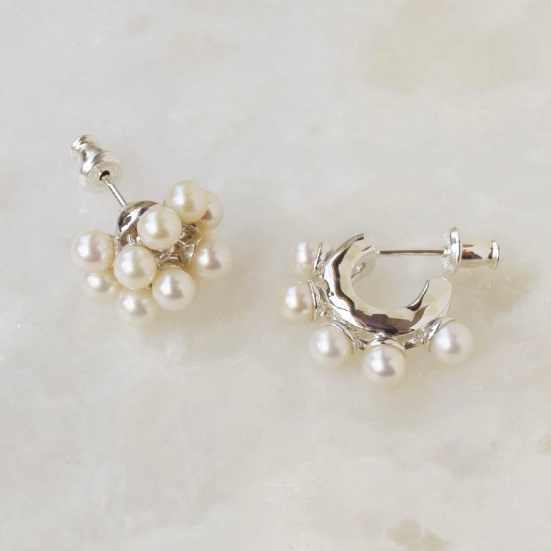 e.m. イーエム★ パールブーケピアス