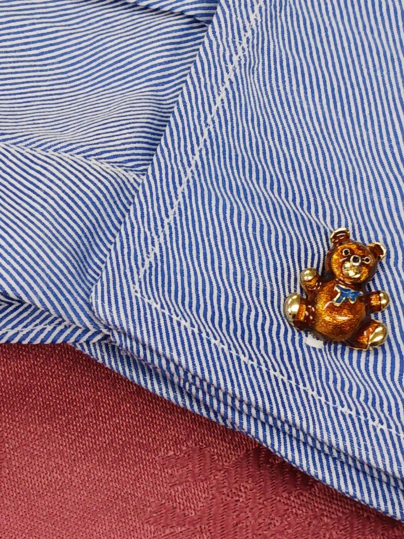 ビンテージブルックスブラザーズ　 ベアーカフリンクス　used