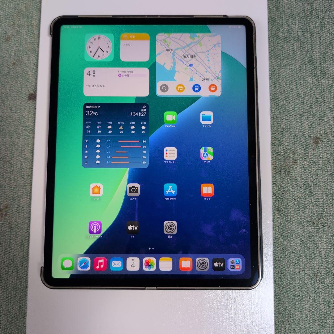 Apple 2024 13インチ　iPad 256GB スペースグレー カバー付