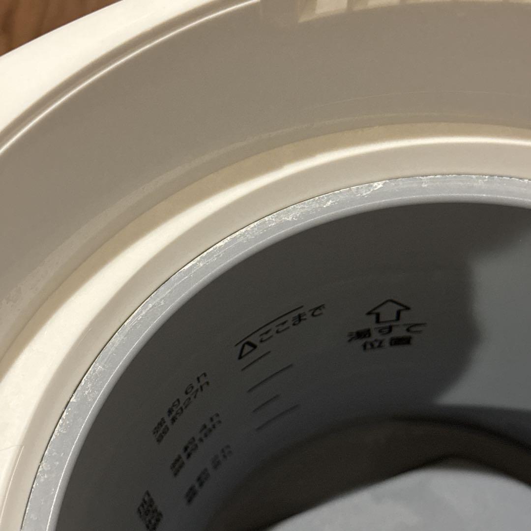 お手入れ簡単　象印 スチーム式加湿器 EE-RQ35-WA ホワイト