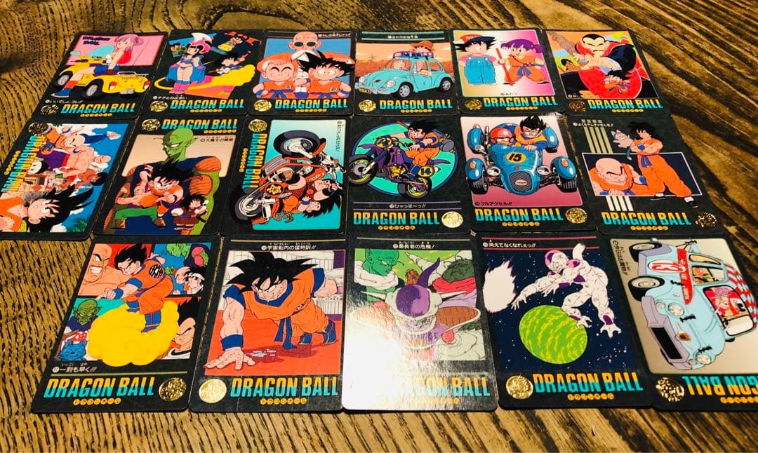 【当時品】17枚 ドラゴンボール ビジュアルアドベンチャー ノーマル カードダス