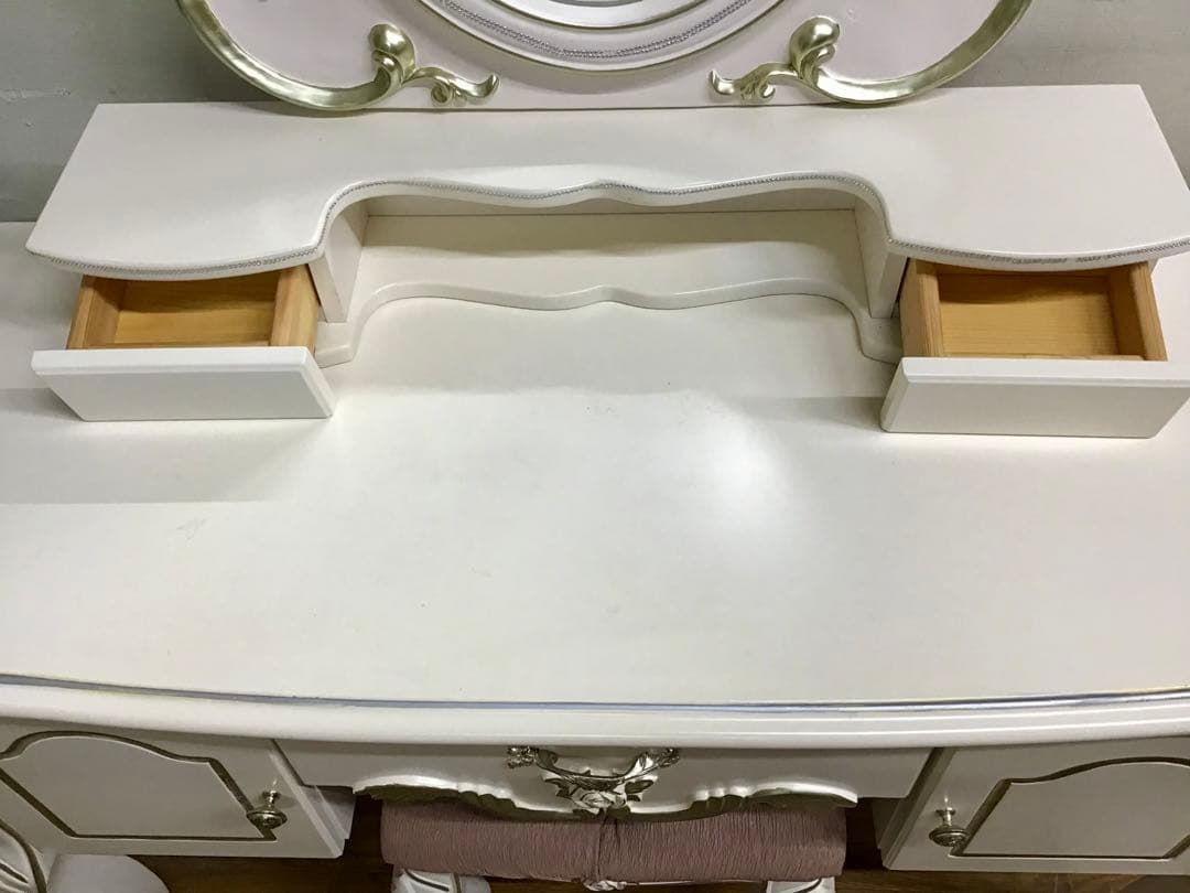 可憐チャン☆管376☆イタリア製☆ロココ調☆姫系☆アンティーク☆ドレッサー