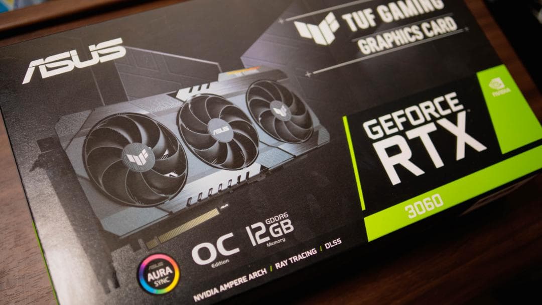 グラフィックボード・グラボ・ビデオカード ASUS TUF RTX3060 O12G