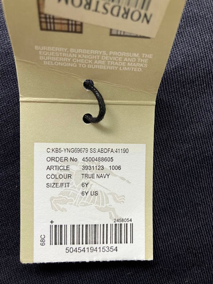 お値下げ！バーバリー　キッズ　Tシャツ