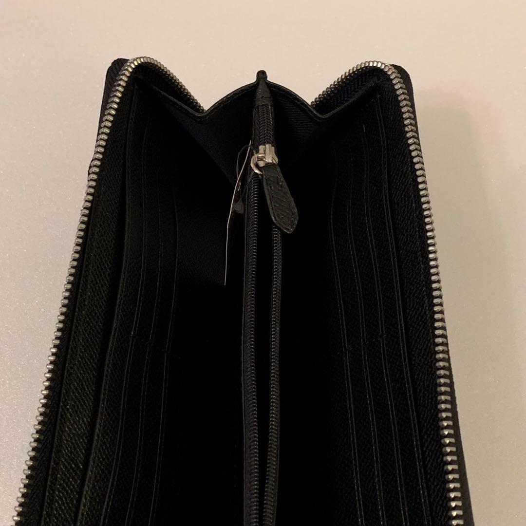 ⭐️必見⭐️未使用⭐️COACH⭐️コーチ⭐️長財布⭐️ブラックシルバー⭐️メタリック⭐️レザー