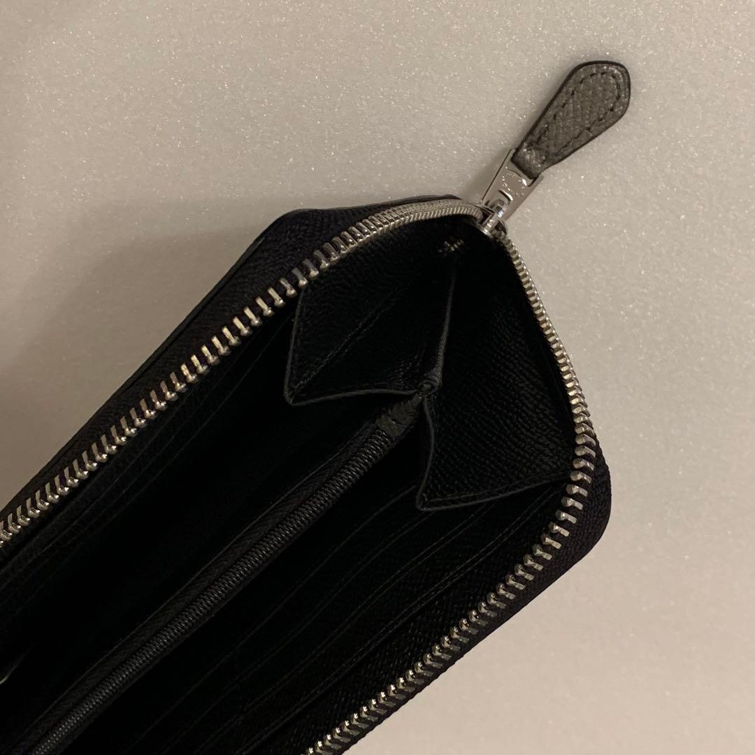 ⭐️必見⭐️未使用⭐️COACH⭐️コーチ⭐️長財布⭐️ブラックシルバー⭐️メタリック⭐️レザー