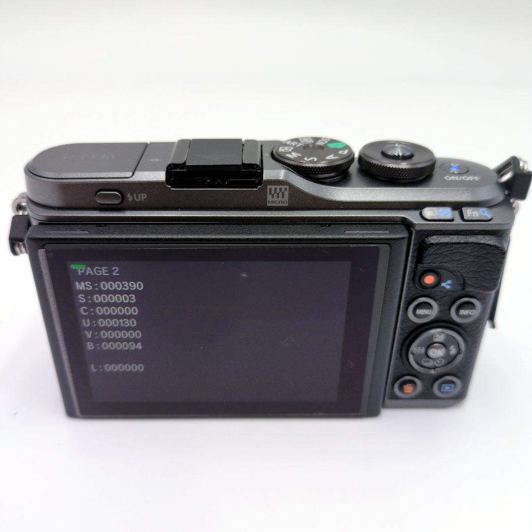 【極美品】OLYMPUS PEN E-PL10 ダブルズーム ショット数390