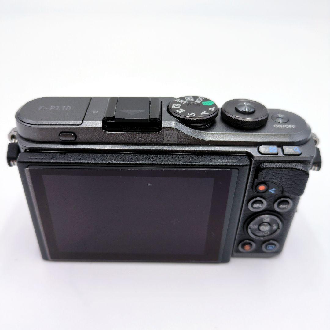【極美品】OLYMPUS PEN E-PL10 ダブルズーム ショット数390